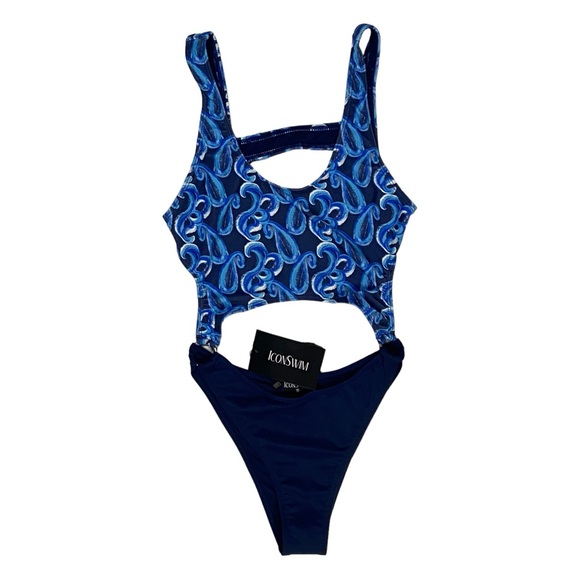 NWT Icon Swim Women’s “One And Only” Cutout One Piece Swimsuit, Size S - Picture 9 of 10